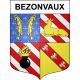 Bezonvaux 55 ville sticker blason écusson autocollant adhésif