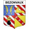Bezonvaux 55 ville sticker blason écusson autocollant adhésif