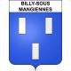 Billy-sous-Mangiennes 55 ville sticker blason écusson autocollant adhésif
