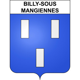 Billy-sous-Mangiennes Sticker wappen, gelsenkirchen, augsburg, klebender aufkleber