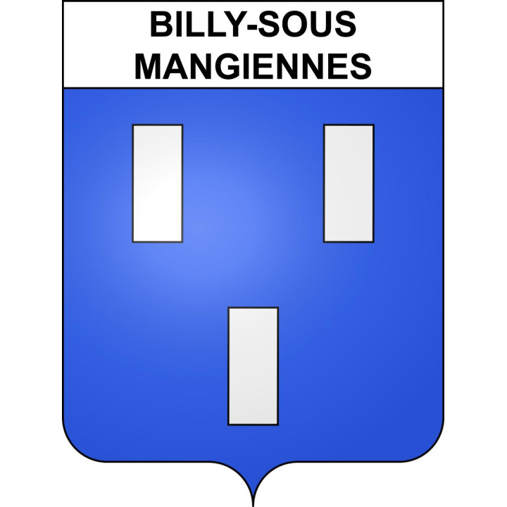 Stickers coat of arms Billy-sous-Mangiennes adhesive sticker