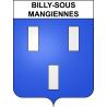 Stickers coat of arms Billy-sous-Mangiennes adhesive sticker