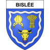 Bislée Sticker wappen, gelsenkirchen, augsburg, klebender aufkleber