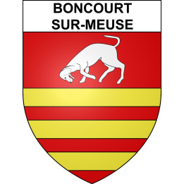 Boncourt-sur-Meuse Sticker wappen, gelsenkirchen, augsburg, klebender aufkleber