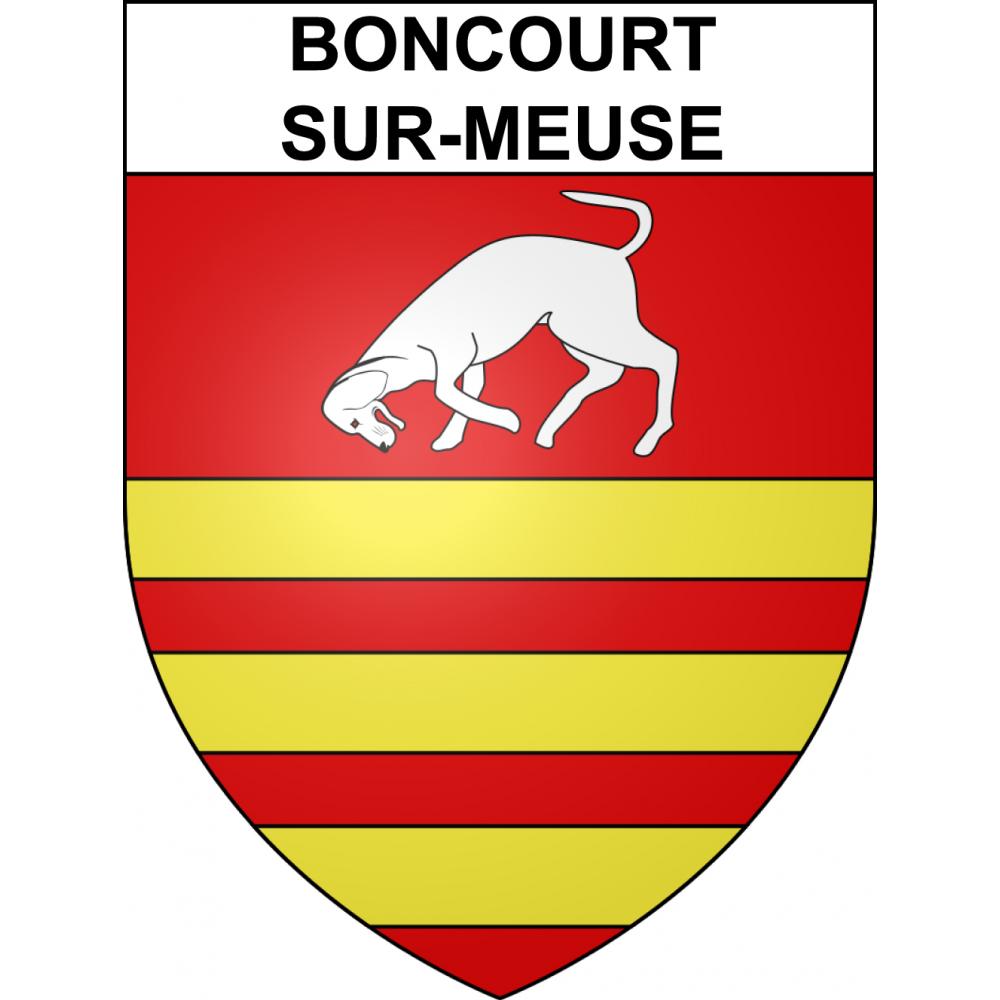 Boncourt-sur-Meuse 55 ville sticker blason écusson autocollant adhésif
