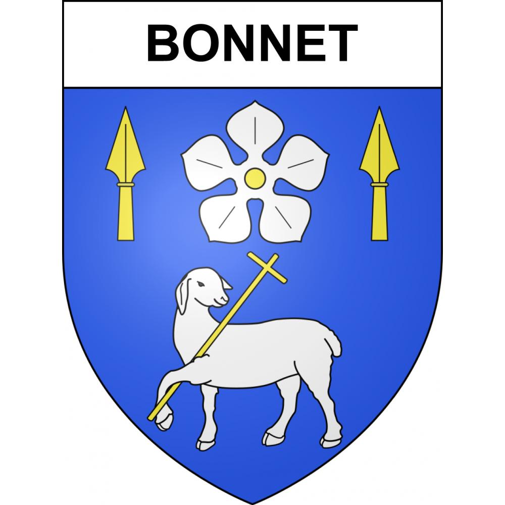 Bonnet 55 ville sticker blason écusson autocollant adhésif