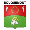 Bouquemont 55 ville sticker blason écusson autocollant adhésif