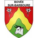 Bovée-sur-Barboure 55 ville sticker blason écusson autocollant adhésif