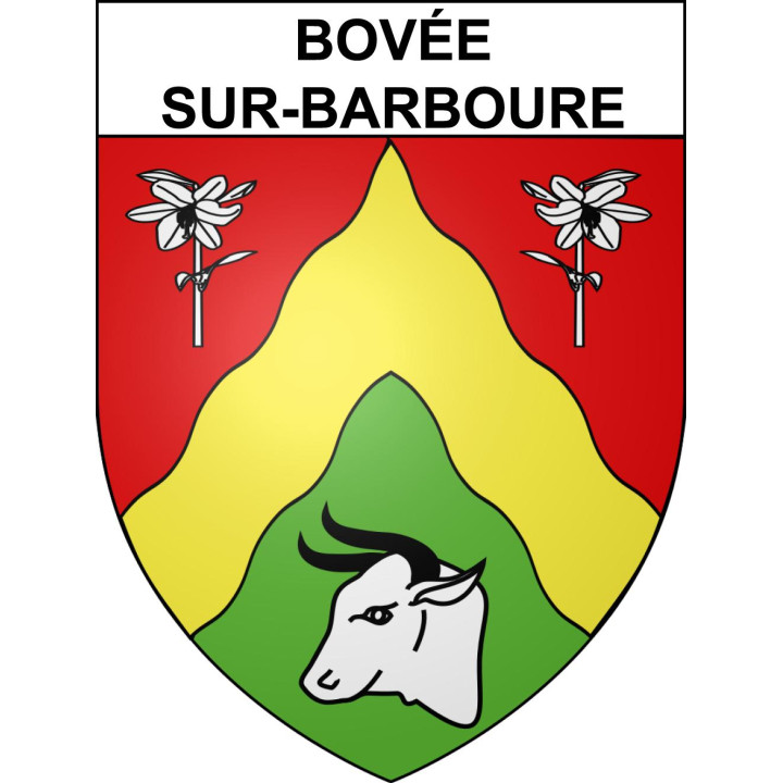 Stickers coat of arms Bovée-sur-Barboure adhesive sticker