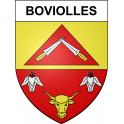 Boviolles 55 ville sticker blason écusson autocollant adhésif