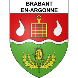 Brabant-en-Argonne Sticker wappen, gelsenkirchen, augsburg, klebender aufkleber