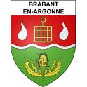 Brabant-en-Argonne Sticker wappen, gelsenkirchen, augsburg, klebender aufkleber