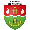 Brabant-en-Argonne Sticker wappen, gelsenkirchen, augsburg, klebender aufkleber