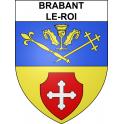 Brabant-le-Roi 55 ville sticker blason écusson autocollant adhésif