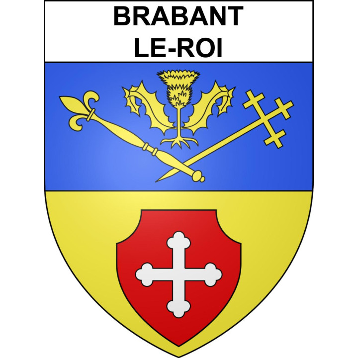 Stickers coat of arms Brabant-le-Roi adhesive sticker