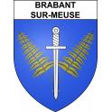 Brabant-sur-Meuse 55 ville sticker blason écusson autocollant adhésif