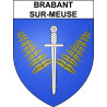 Brabant-sur-Meuse Sticker wappen, gelsenkirchen, augsburg, klebender aufkleber
