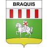 Stickers coat of arms Braquis adhesive sticker