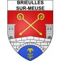Stickers coat of arms Brieulles-sur-Meuse adhesive sticker