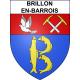 Brillon-en-Barrois 55 ville sticker blason écusson autocollant adhésif