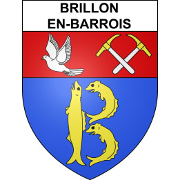 Stickers coat of arms Brillon-en-Barrois adhesive sticker