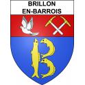 Stickers coat of arms Brillon-en-Barrois adhesive sticker