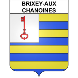 Brixey-aux-Chanoines 55 ville sticker blason écusson autocollant adhésif