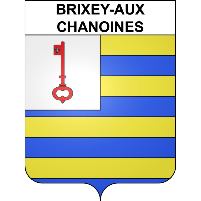 Stickers coat of arms Brixey-aux-Chanoines adhesive sticker