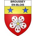 Broussey-en-Blois Sticker wappen, gelsenkirchen, augsburg, klebender aufkleber