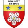 Broussey-en-Blois 55 ville sticker blason écusson autocollant adhésif