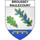 Adesivi stemma Broussey-Raulecourt adesivo