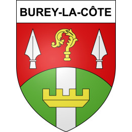 Burey-la-Côte Sticker wappen, gelsenkirchen, augsburg, klebender aufkleber