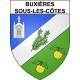 Buxières-sous-les-Côtes 55 ville sticker blason écusson autocollant adhésif