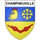 Champneuville 55 ville sticker blason écusson autocollant adhésif