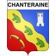 Chanteraine 55 ville sticker blason écusson autocollant adhésif