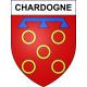 Chardogne Sticker wappen, gelsenkirchen, augsburg, klebender aufkleber