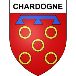 Adesivi stemma Chardogne adesivo