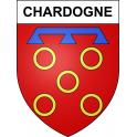 Chardogne 55 ville sticker blason écusson autocollant adhésif