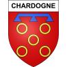 Chardogne Sticker wappen, gelsenkirchen, augsburg, klebender aufkleber