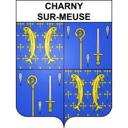 Adesivi stemma Charny-sur-Meuse adesivo