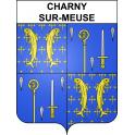 Stickers coat of arms Charny-sur-Meuse adhesive sticker