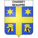 Adesivi stemma Chassey-Beaupré adesivo