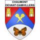 Chaumont-devant-Damvillers 55 ville sticker blason écusson autocollant adhésif
