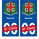 Montréal USA ville Autocollant plaque immatriculation auto sticker numéro au choix sticker city