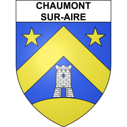 Adesivi stemma Chaumont-sur-Aire adesivo