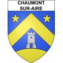 Chaumont-sur-Aire 55 ville sticker blason écusson autocollant adhésif
