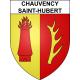 Chauvency-Saint-Hubert 55 ville sticker blason écusson autocollant adhésif