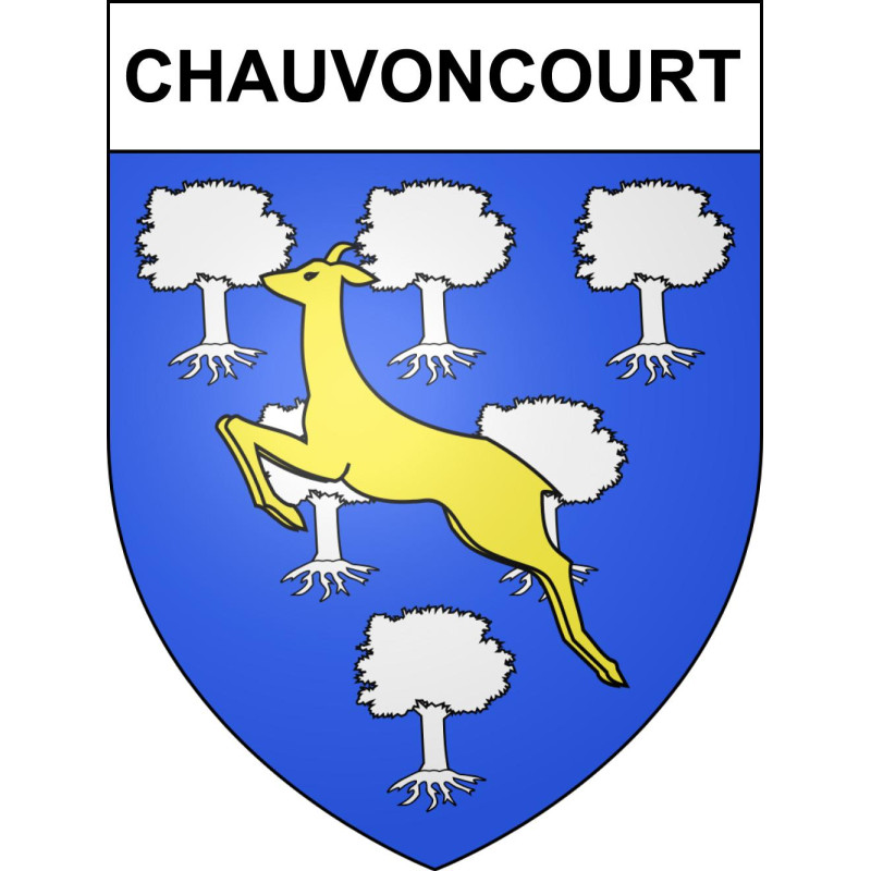 Adesivi stemma Chauvoncourt adesivo