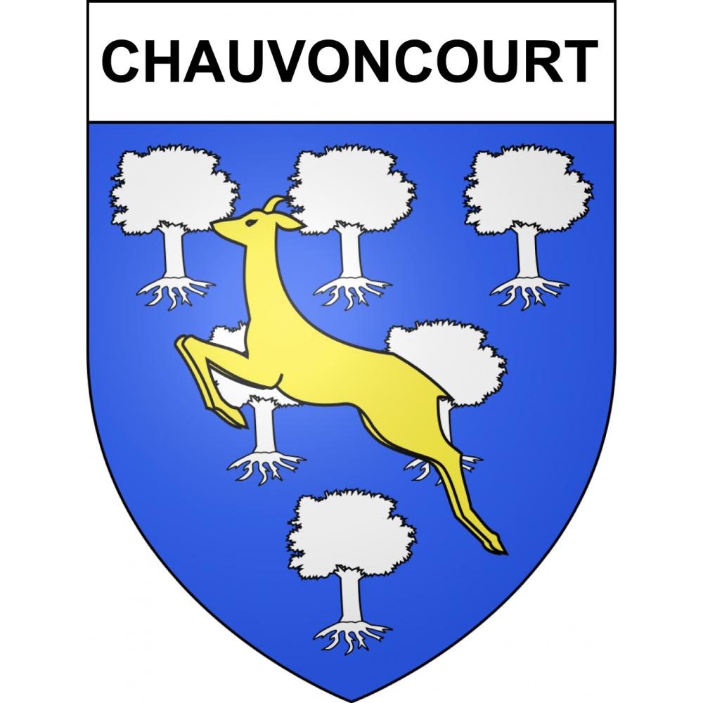 Chauvoncourt 55 ville sticker blason écusson autocollant adhésif