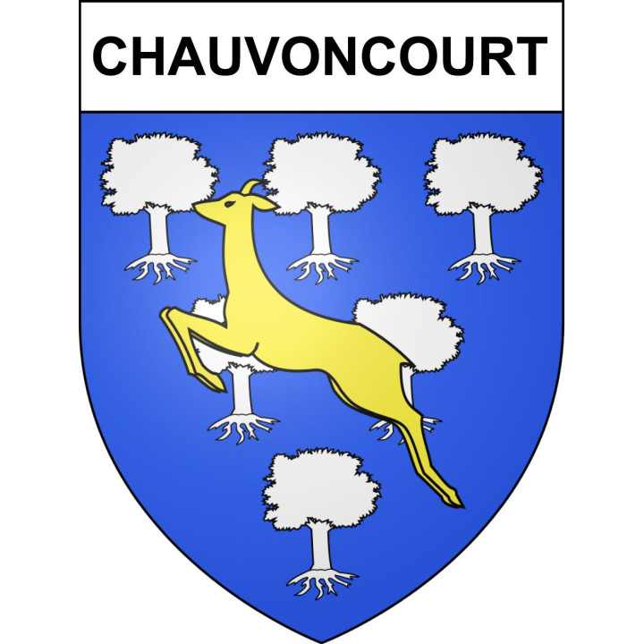 Stickers coat of arms Chauvoncourt adhesive sticker